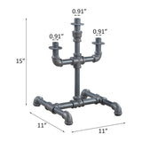 Brantley - Candle Holder - Sandy Gray