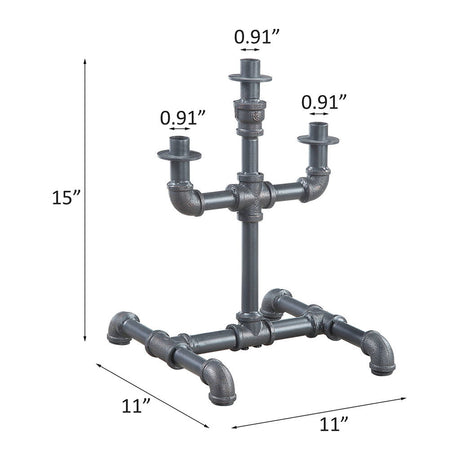 Brantley - Candle Holder - Sandy Gray