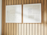 Andorfield - Wall Art Set (Set of 2) - Beige / Black / White