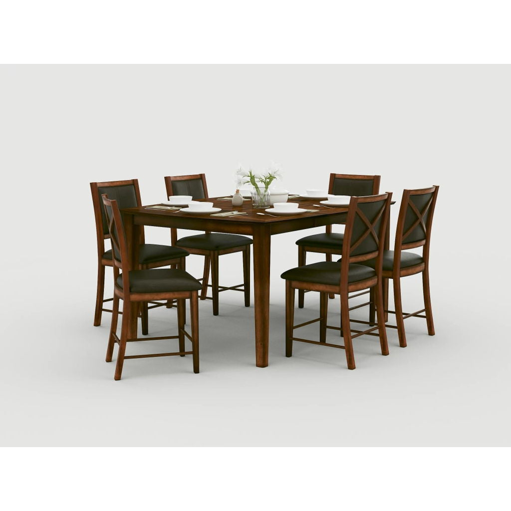 Verona - Counter Height Table - Brown