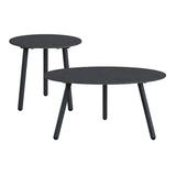 Bali - Two Piece Occasional Set - Dark Gray