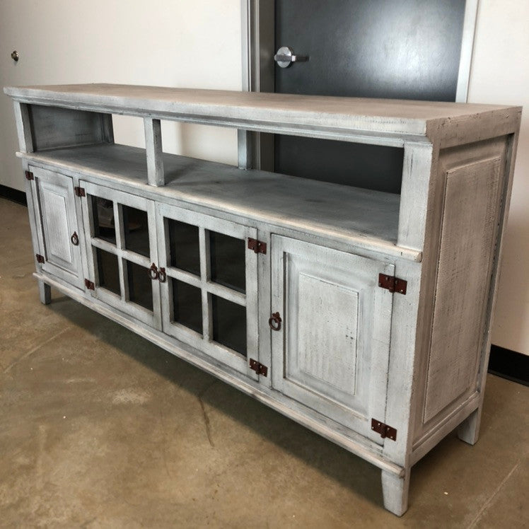 ROCKWALL Gray 72” Wide x 36" Height TV Stand