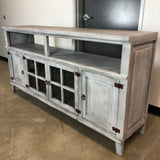 ROCKWALL Gray 72” Wide x 36" Height TV Stand