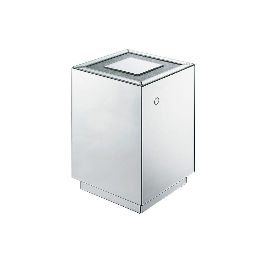Nowles - Accent Table With LED - Faux Stones