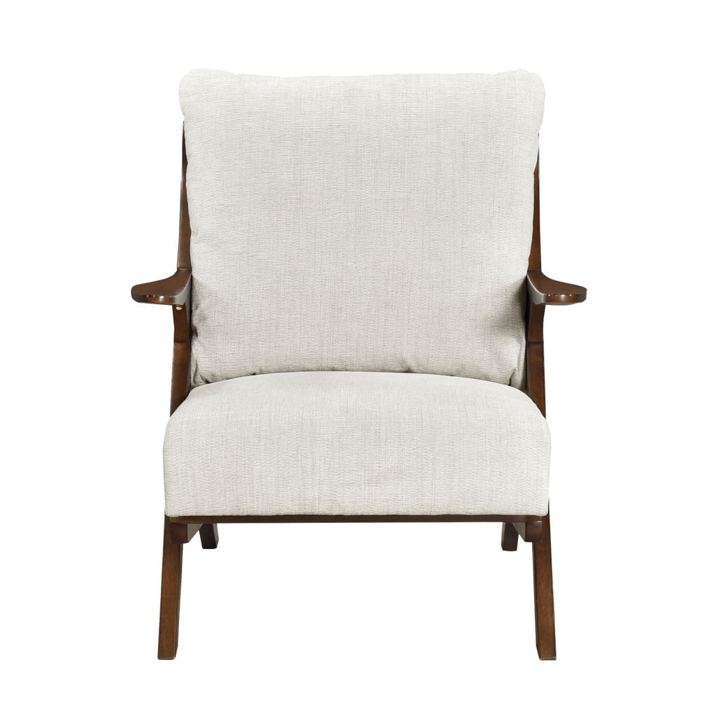 Lennox - Accent Chair - Dark Brown Frame