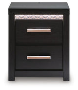 Brizmore - Two Drawer Night Stand - Black