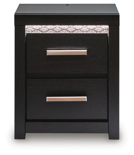 Brizmore - Two Drawer Night Stand - Black
