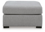 Lakepoint - Oversized Accent Ottoman - Nickel