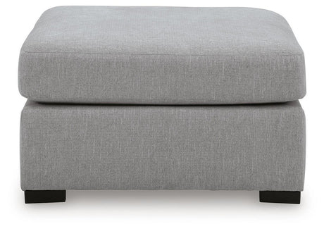 Lakepoint - Oversized Accent Ottoman - Nickel