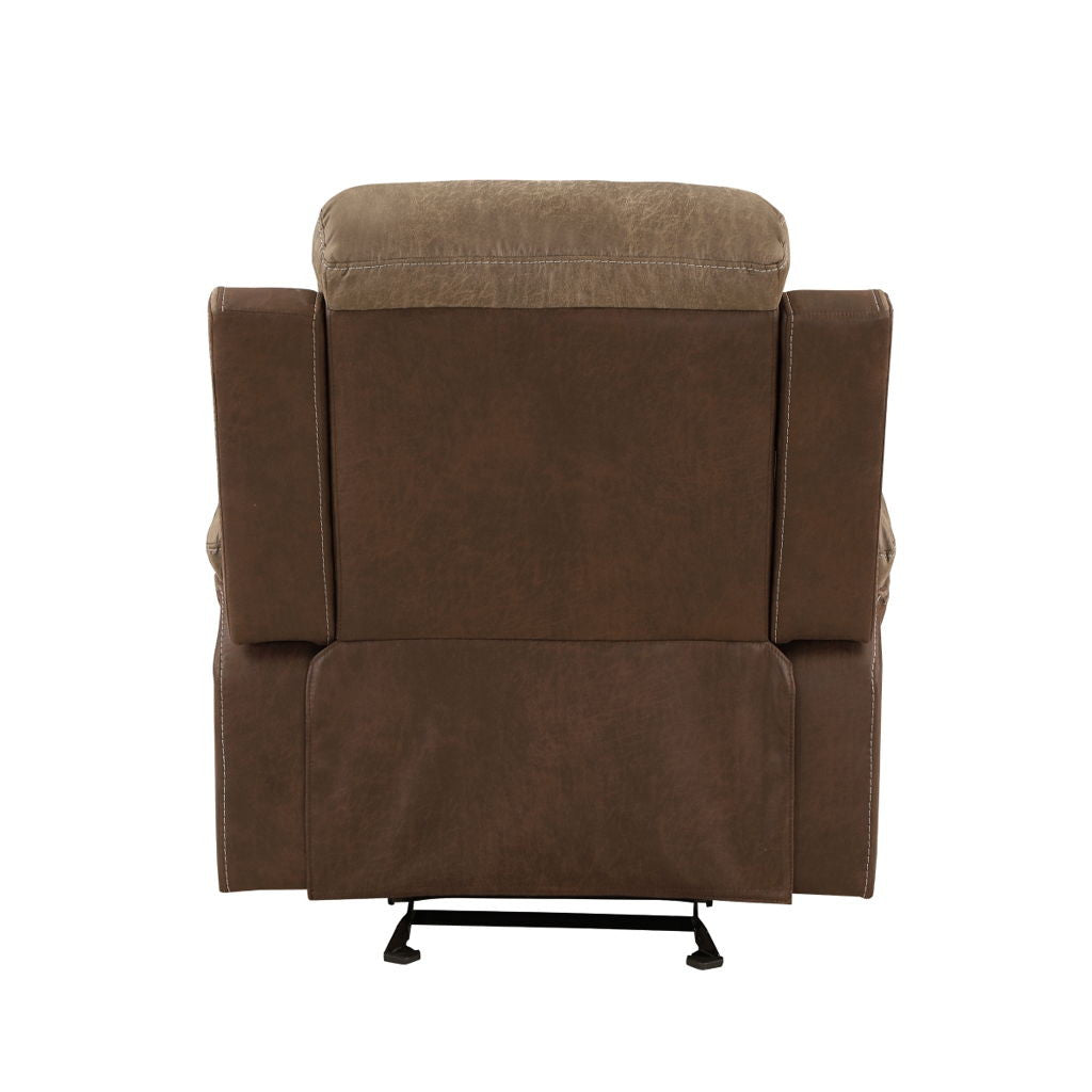 Glendale - Glider Reclining Chair - Brown