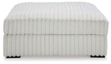 Stupendous - Oversized Accent Ottoman - Alloy