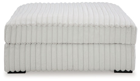 Stupendous - Oversized Accent Ottoman - Alloy
