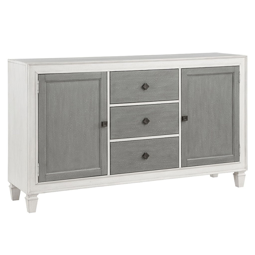 Katia - Server - Rustic Gray & Weathered White
