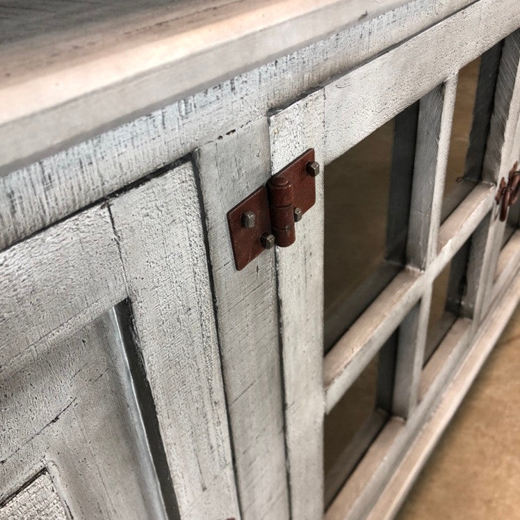 ROCKWALL Gray 72” Wide x 36" Height TV Stand
