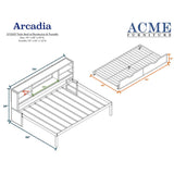 Renell - Twin Bed With Trundle & Storage - Black & Silver