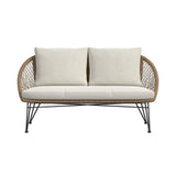 Grace - 4 Piece Outdoor Seating Set - Beige / Natural