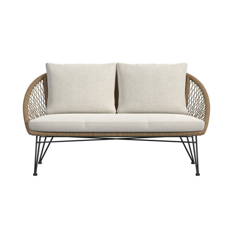 Grace - 4 Piece Outdoor Seating Set - Beige / Natural