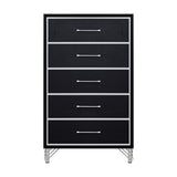 Ava - 5 Drawer Chest - Ebony