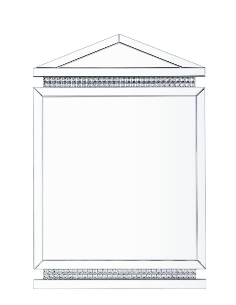 Lotus - 47" Accent Mirror - Mirrored, Faux Ice Cube Crystals