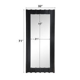 Dara - Floor Mirror - Black