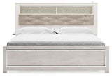 Altyra - King Bookcase Panel Bed - White