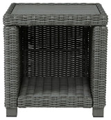 Elite Park - Square End Table - Gray