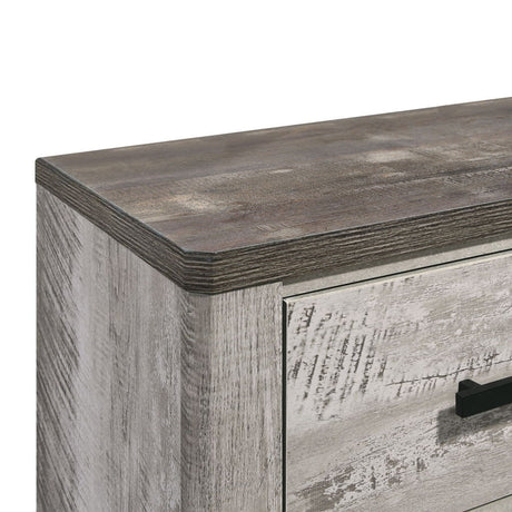 Millers Cove - 2-Drawer Nightstand - Distressed Gray