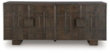 Cato - Accent Cabinet - Dark Brown