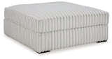 Stupendous - Oversized Accent Ottoman - Alloy