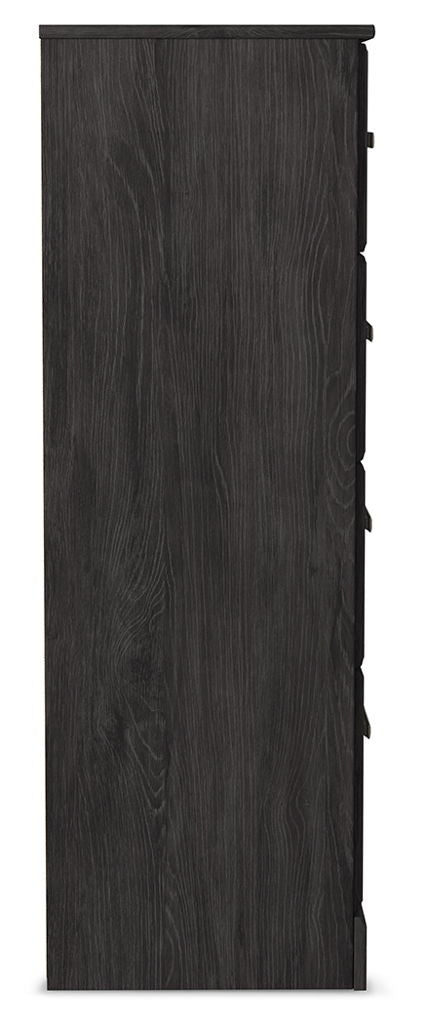 Belachime - Four Drawer Chest - Charcoal