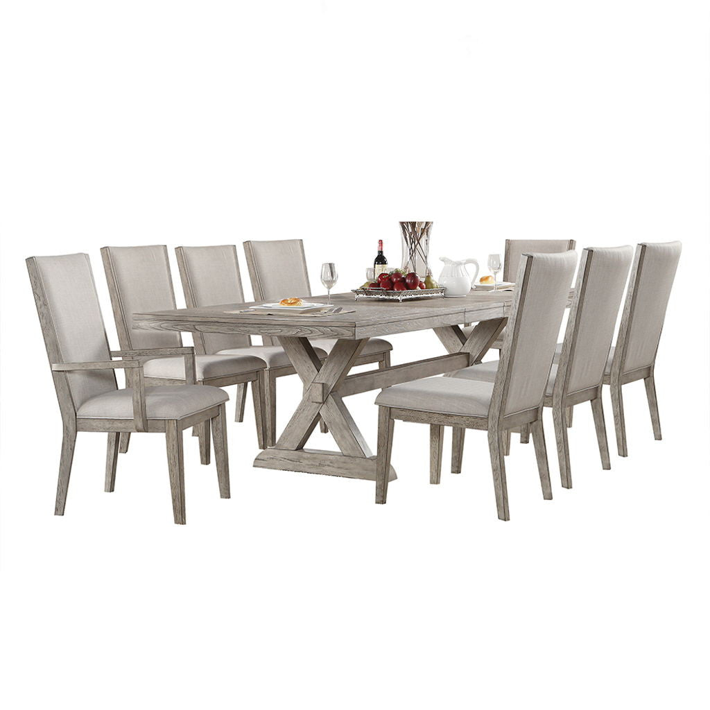 Rocky - Dining Table - Gray Oak