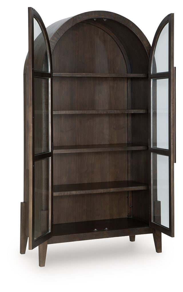 Benhall - Accent Cabinet - Dark Brown