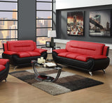 BREITON Red Livingroom Set