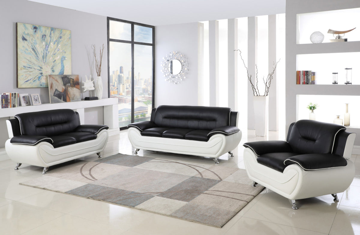 BREITON White Livingroom Set