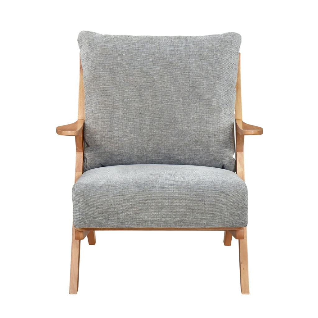 Lennox - Accent Chair - Light Brown Frame