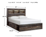 Drystan - Panel Bookcase Bed