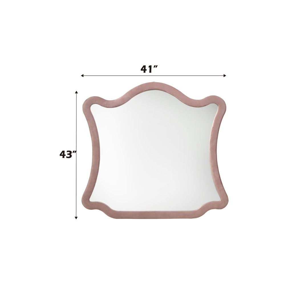 Salonia - Mirror - Pink Velvet