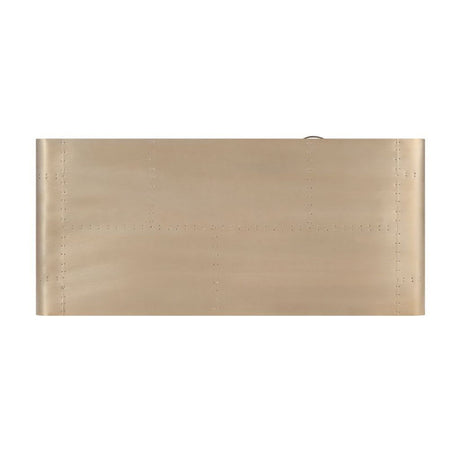 Danton - Executive Writing Desk - Gold Aluminum