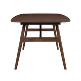 Miller - 78" Complete Dining Table - Dark Brown