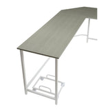 Bambina - Computer Desk - Gray & White