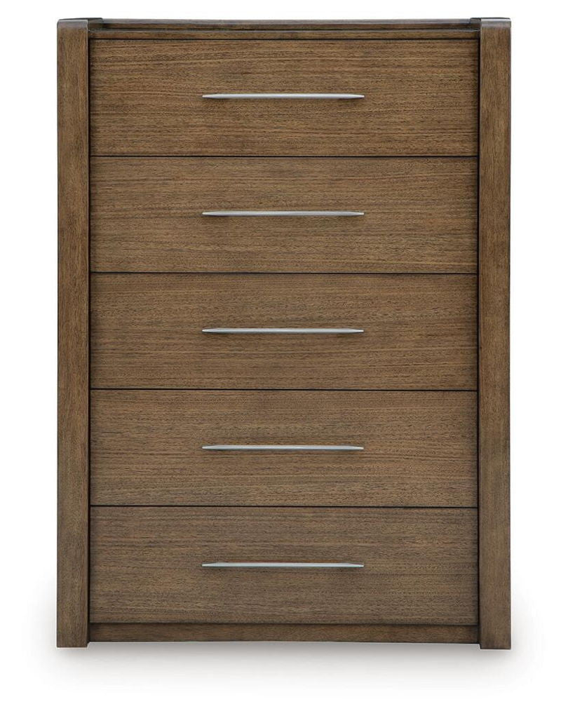 Marxmore - Five Drawer Chest - Brown