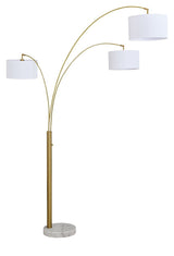 Valo - Metal Arc Lamp - Gold Finish
