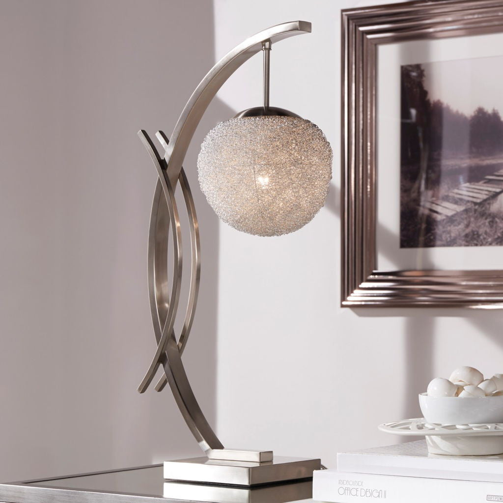 Etsu - Table Lamp - Silver