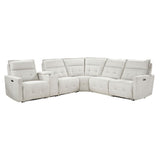 Salida - Modular Power Reclining Sectional With Power Headrests