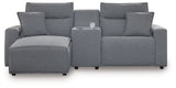 Modmax II - Reclining Sectional - Salt And Pepper