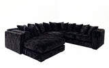 Teddy Bear Black Plush Chenille