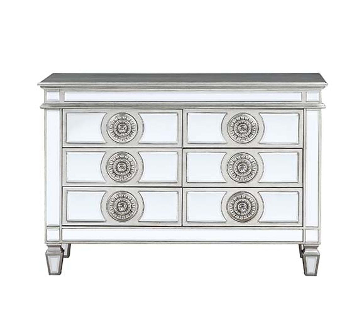 Varian - 34" Server - Mirrored & Antique Platinum