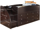 HUM-FREE Loft Bed With Under Chest