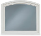 Belton White 65" Wide Dresser & Mirror