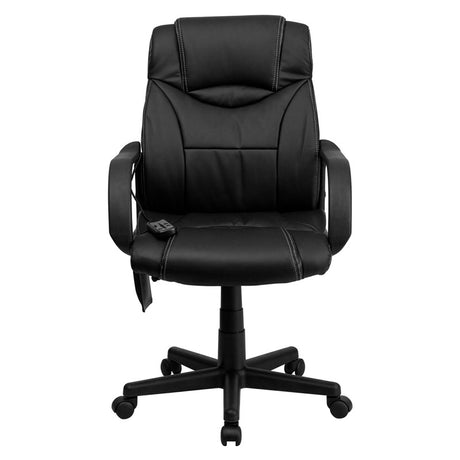 MARCEO Mid-Back Ergonomic 25" Wide Office Chair With Massage